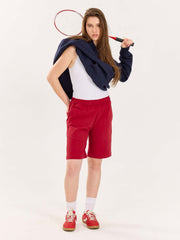 Red Sweatshorts